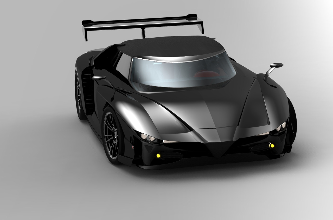 豪华跑车3D图纸(Rhino设计)